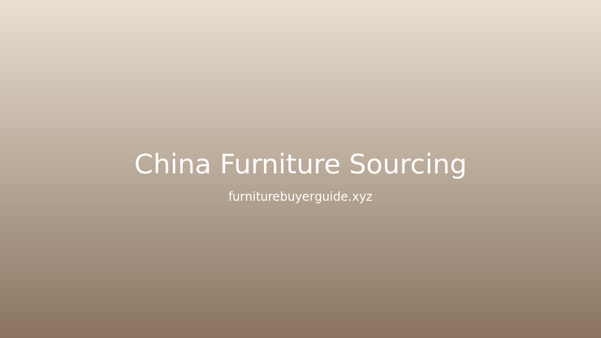 Furniture buyer reviewing samples, drawings, and material boards for China sourcing