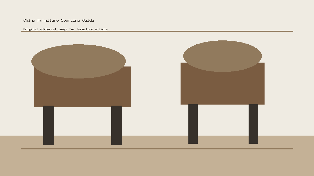 How to Source Furniture from China Without Losing Control of Quality