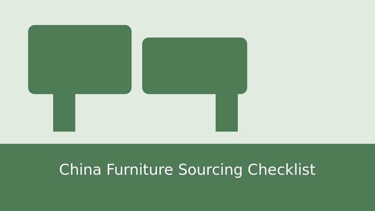 Procurement checklist beside furniture material samples and catalogues